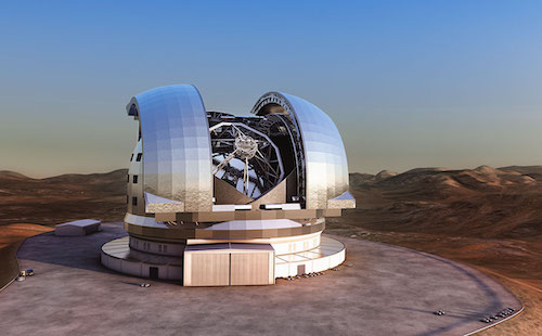 The Extremely Large Telescope, home of HARMONI